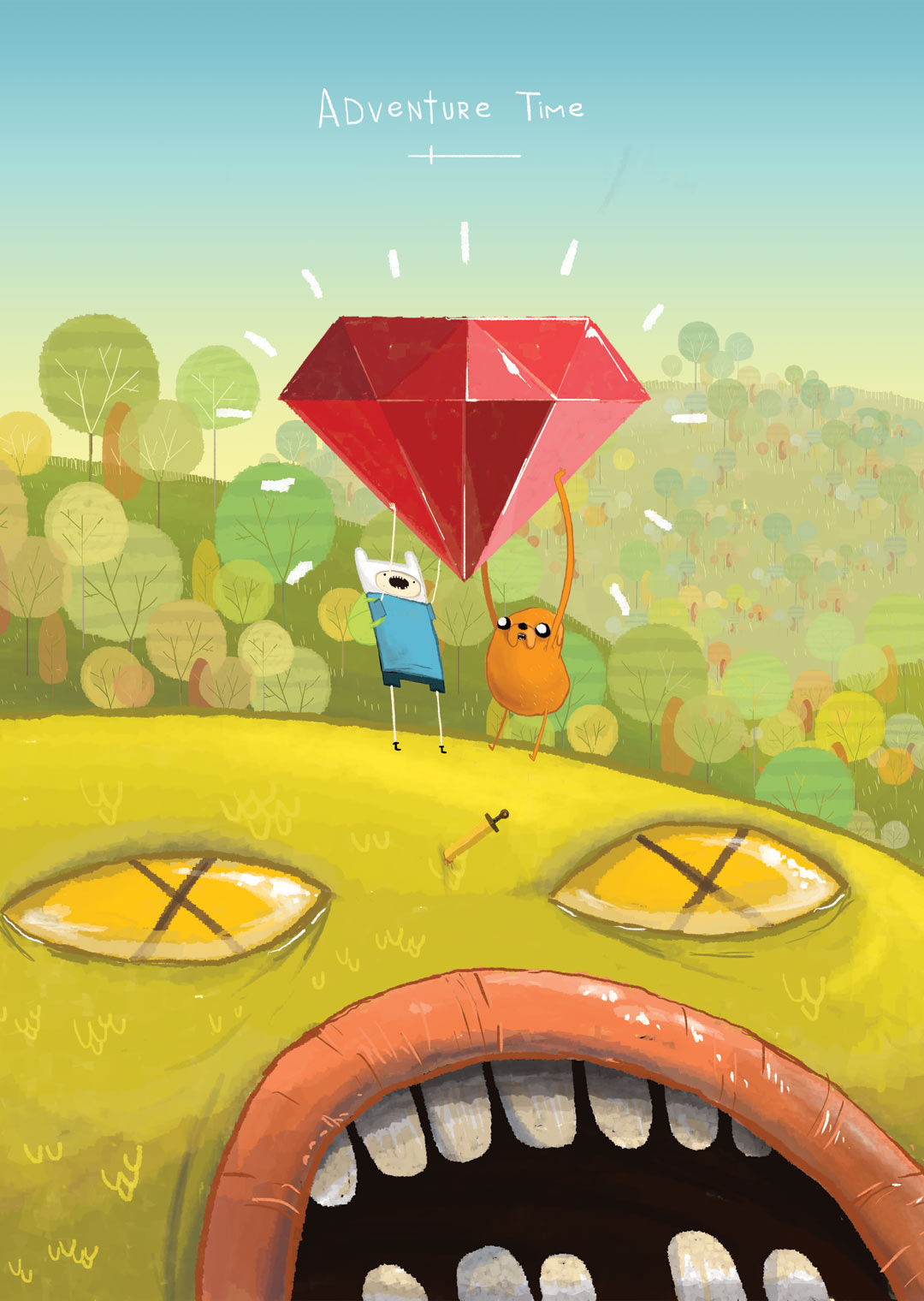 Adventure Time illustration